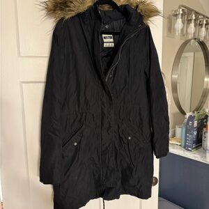 Abercrombie & Fitch Black Quilted Jacket
